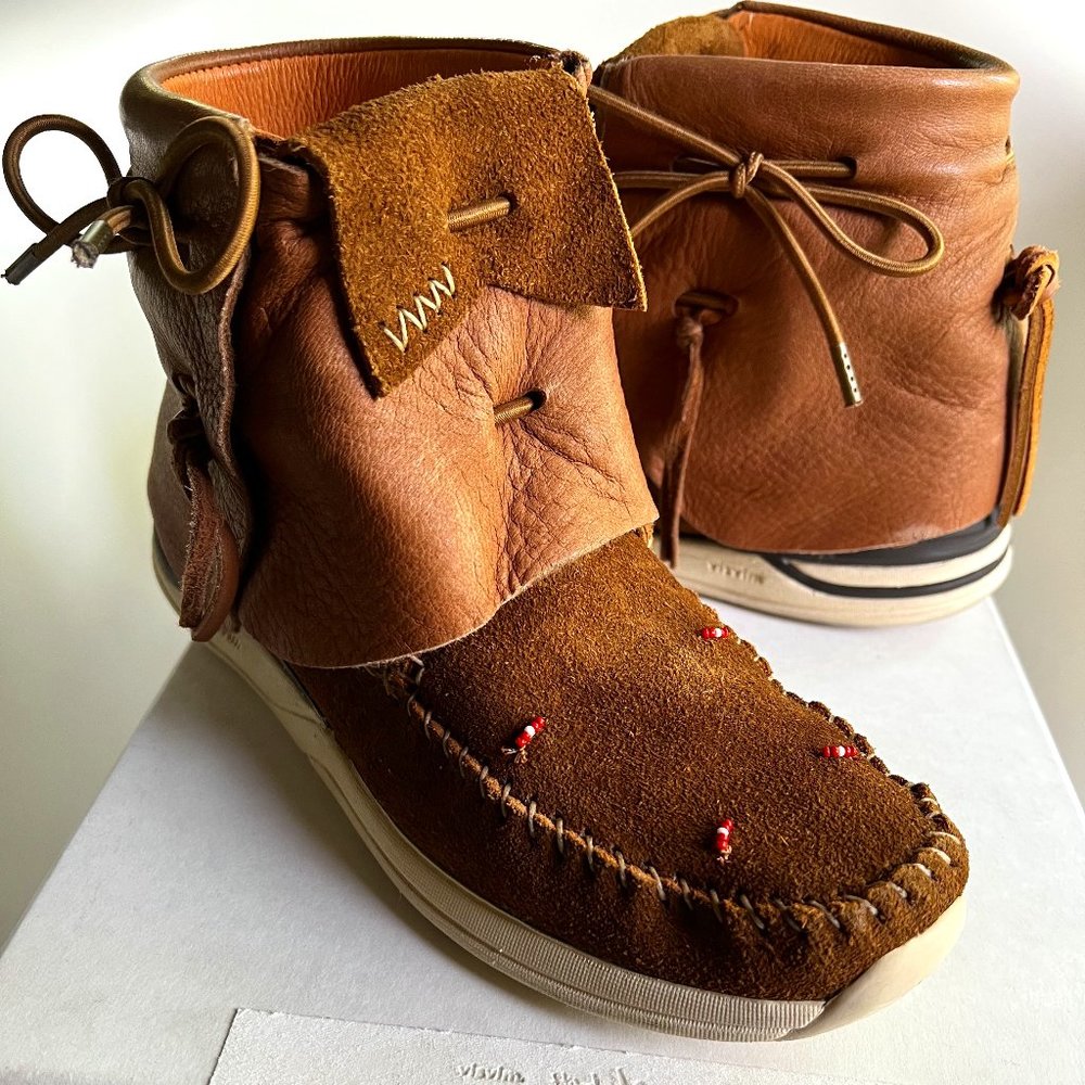 Visvim Lhamo-Folk Beaded Seude Leather Moccasin Women's (Used 3x)